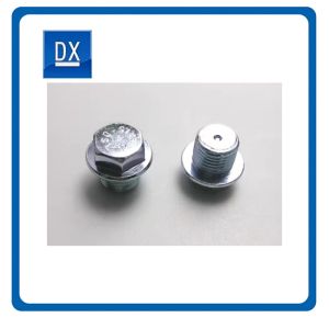 White Zinc Plated Plug Audi Series HEX Head Style