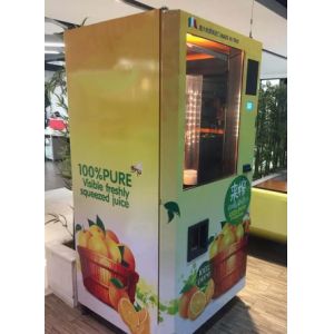 Business Commercial Vending Machine Orange Juice Stainless Steel Multi Payment