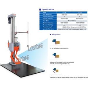 Lab Drop Tester ISTA 6-Amazon Drop Test Machine for Package Free Fall Drop