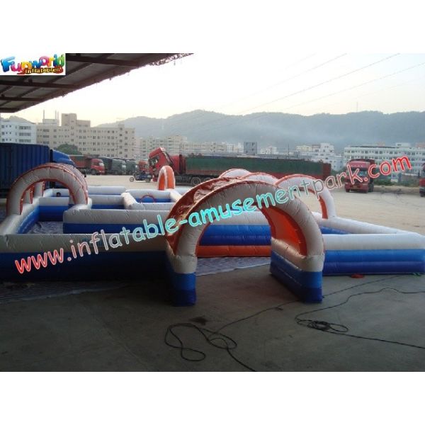 Buy Water-proof Inflatable Sports Games , Inflatable Car Race Track at wholesale prices