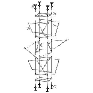 1700*1219mm ladder frame Scaffolding from China supplier
