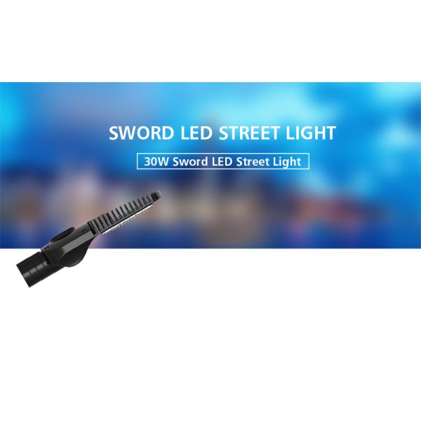 ENEC CB 30w Mini Led Street Light Ip66 Waterproof 160lm/w With Photocell