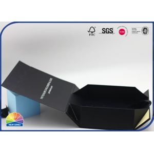Magnetic Closure CMYK Customzied Foldable Gift Box Matt Lamination With Silk