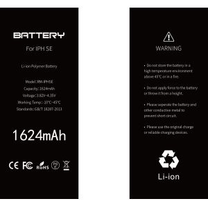SE 1624mAh Iphone Internal Battery Zero Cycle 100% Cobalt Eco - Friendly