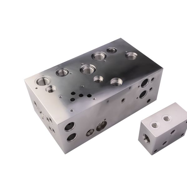 Aviation grade aluminum alloy hydraulic manifold Multi-channel integrated design