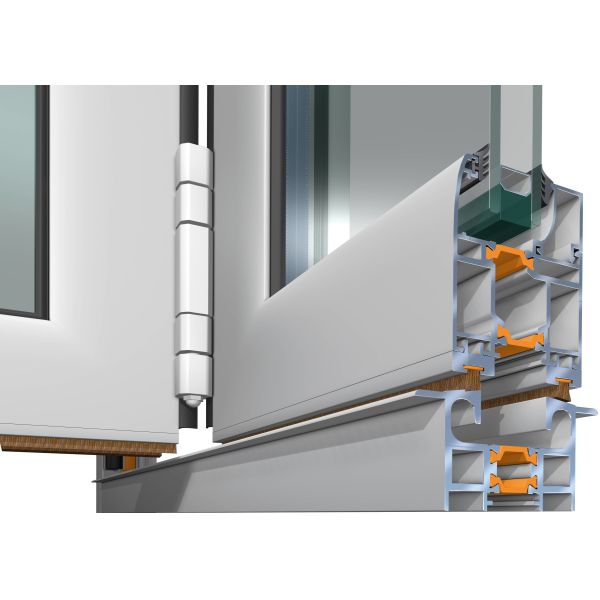 Buy 6082 Aluminium Folding Door Outside Wind Resistance Sound Insulation at wholesale prices