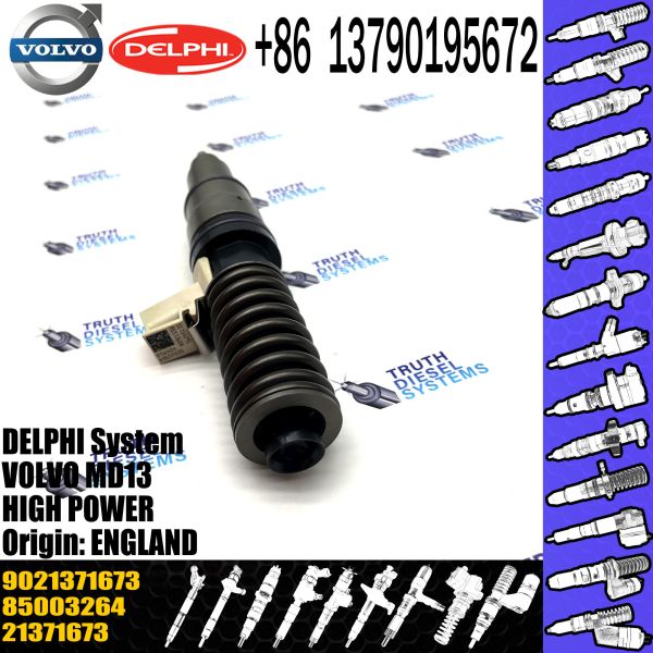 Diesel Fuel Injector 9021371673 20584346 85000498 20972224 85003264 21340612 E3.18 for VOL D13 EURO 3 HIGH POWER