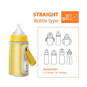 USB Portable Travel Bottle Warmer Breastmilk Velcro Design Feeder Bottle Warmer