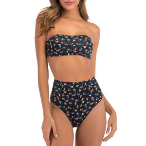 Eco Friendly Triangle Polyester Swim Suit Bikini Breathable Sustainable Backless