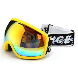 Anti Fog Ski Goggles Extra Long Elastic Strap For Any Helmet Compatibility