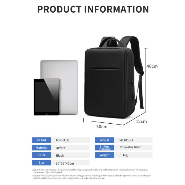 Factory hot sell travel custom logo waterproof backpack business man bag laptop backpacks