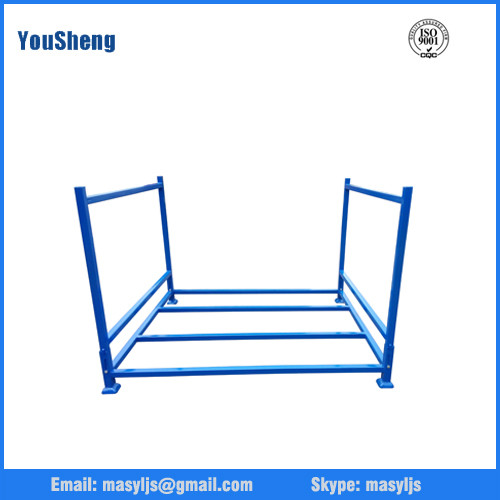 Buy Industrial Folding Frame Steel Stack Stillage Rack at wholesale prices