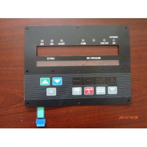 Waterproof FPC Flexible Membrane Switch Flat Printing Circuit , Remote Control