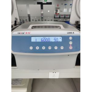 Cence L600-A Low Speed Centrifuge 6000rpm 5120xg Benchtop Model