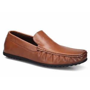 Quality Slip On Mens Soft Moccasin Shoes Genuine Leather Flats Gommino Driving Shoes for sale