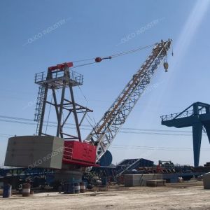 8T45M Diesel Engine Lattice Boom Crane