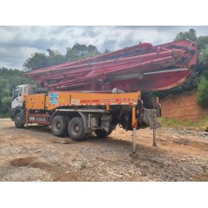Used Concrete Pump Truck with 47m Semi-Dry Shotcrete and Hydraulic Machining