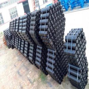 Heavy Duty Q235 Q345 Galvanized Steel Roller With Bearing House