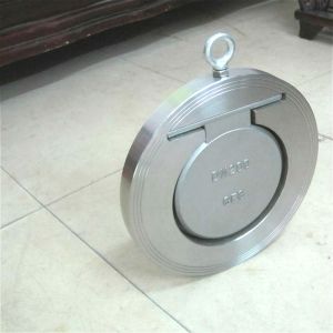 Quality DN50 65 80 Stainless Carbon Steel SS304 EPDM NBR Single leaf thin disc Plate Check Valve In Stock for sale