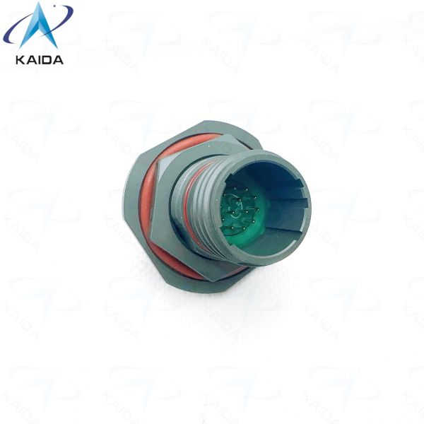 5 A Current Rating MIL-DTL-38999 Series Ⅲ Jam Nut Receptacle for Industrial and Aerospace Applications.Olive Green Cadmium.TV07WCI11-35PA