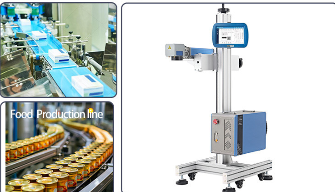 Buy cheap 100W Flying Fiber Laser Marking Machine Anti-corrosive Hardness from wholesalers