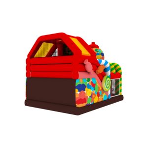 Factory Inflatable Bouncy House With Slide Candy Inflatable Combo