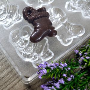 Handmade 3D Special Shape Polycarbonate 3d Chocolate Bar Mold for Kitchen and