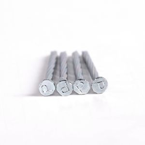 China Factory 4" Galvanized hardened steel concrete nails