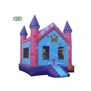 Logo Printing Inflatable Bounce House Combo Inflatable Butterfly Bounce Castle