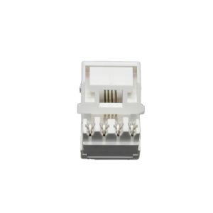 Exact Cables ABS Network Rj11 Modular Jack Keystone Jack in Different Colors for