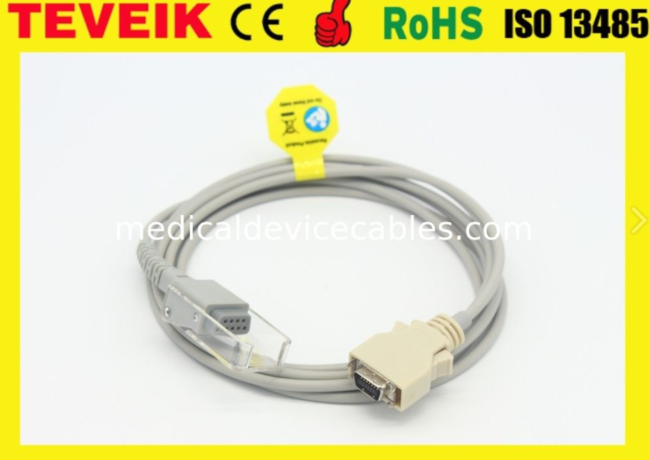 JL -302T Nihon Kohden OPV 1500 hospital accessories products cable with spo2 probe , U705-4G