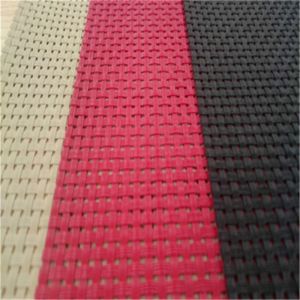 Width 1.4 Meter Textilene Fabric / Colorful Water - Proof PVC Mesh Fabric