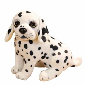 PP Cotton Filled Short Plush Simulation Dog Toy 20cm