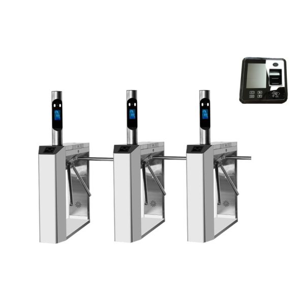 Buy Convenient Access Control Turnstile Gate Electronic with 12V Input Connection Easy Installation at wholesale prices