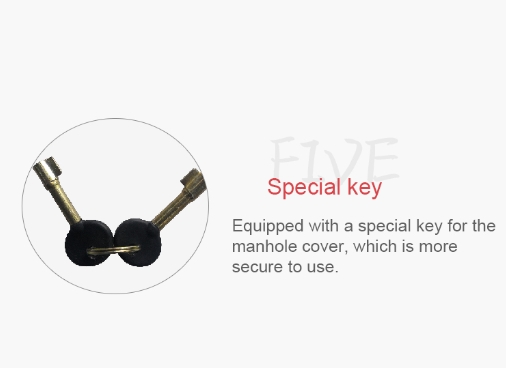 20 Inch European Aluminum Alloy Manhole Cover with Single Valve