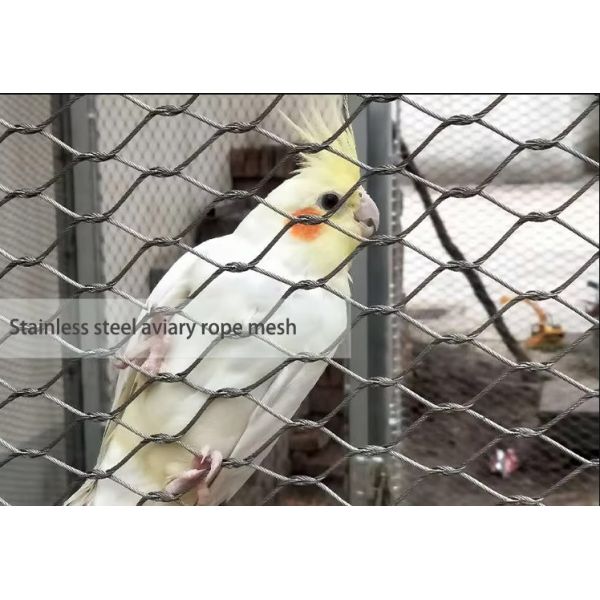 Braided 50 X 50mm Stainless Steel Wire Rope Mesh 3.0mm For Versatile Safety Solution