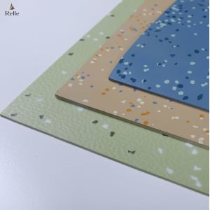 Fire Resistant High Density Rubber Flooring For School Airports Vinyl Flooring Roll