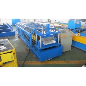 China Quality 7.5Kw Hydraulic Power Crimping Curving Roof Tile Roll Forming Machine Chian Transmission and Fully Automatic on sale