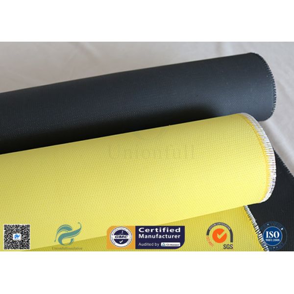 C-glass 590g Satin Weave Silicone Coated Fiberglass Fabric Welding Curtain 0.45mm