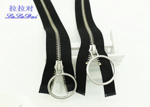 China 16 Inch Two Way Separating Zipper For Jackets , Open Ended Concealed Zip on sale