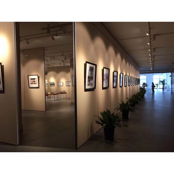 Temporary Detachable Walls Museum Movable Partition Walls Sliding Room Divider