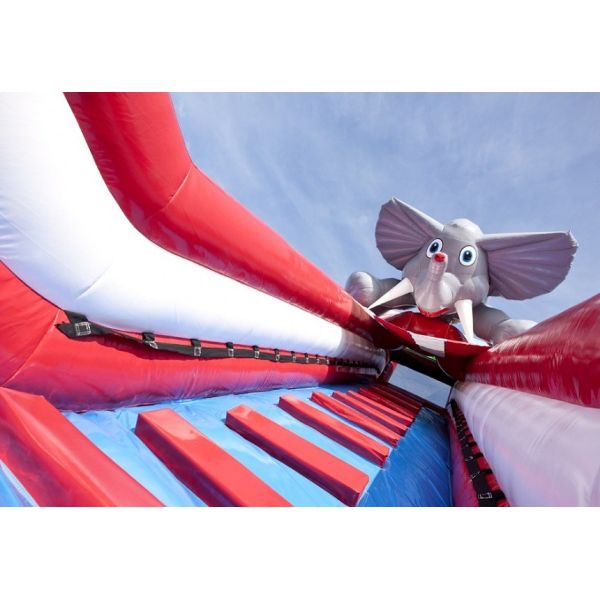 Large Circus Commercial Inflatable Slide Elephant Infatable Dry Slide
