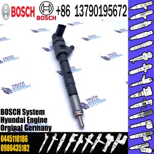 High Quality New Diesel Fuel Injector 0445110186 For HYUNDAI H-1/KIA SORENTO 2.5