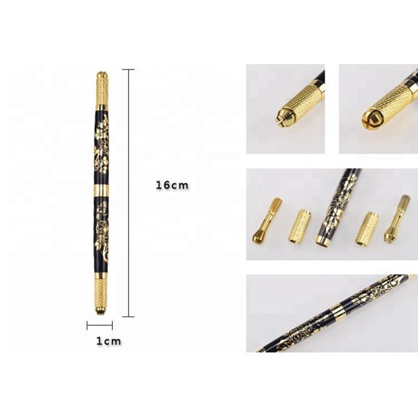 Double Side Copper Manual Tattoo Pen Microblading for Permanent Makeup