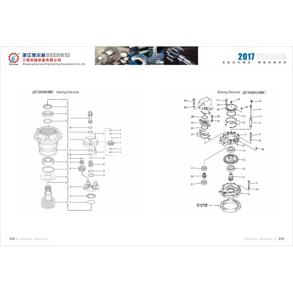 HITACHI Excavator Planetary Gear Swing Reduction Gear 9148921 EX120-5 EX130-5 EX100-5