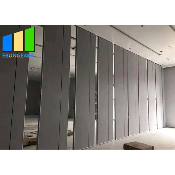 100mm Thick Fireproof Operable Partition Office Movable Folding Sliding Walls