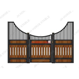14ft*14ft European Horse Stalls 38mm Bamboo Metal Material Galvanised