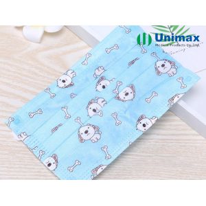 Cartoon Child 3-Ply Earloop Disposable Surgical Face Mask