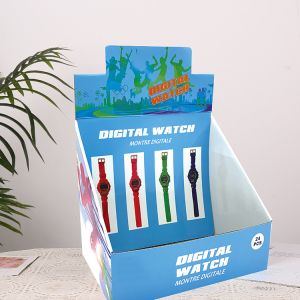 Watch display packaging box, toy paper box, customized supermarket display,