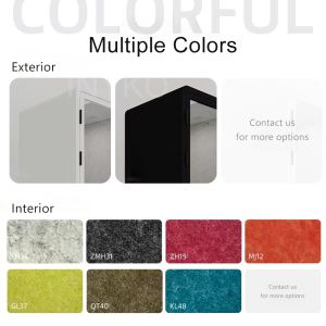 Portable and Customizable Soundproof Pod with Easy Assembly for Multi-functional